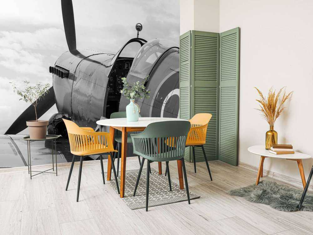 Antiguo avión de combate