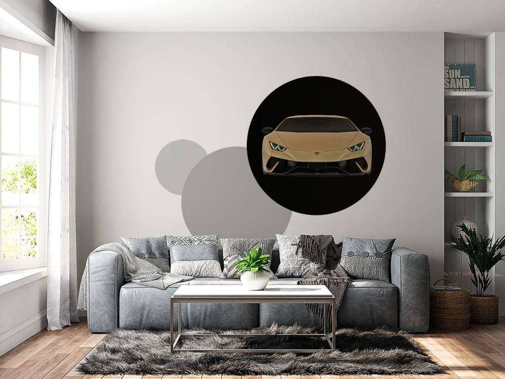 Lamborghini Huracán - frontal, negro