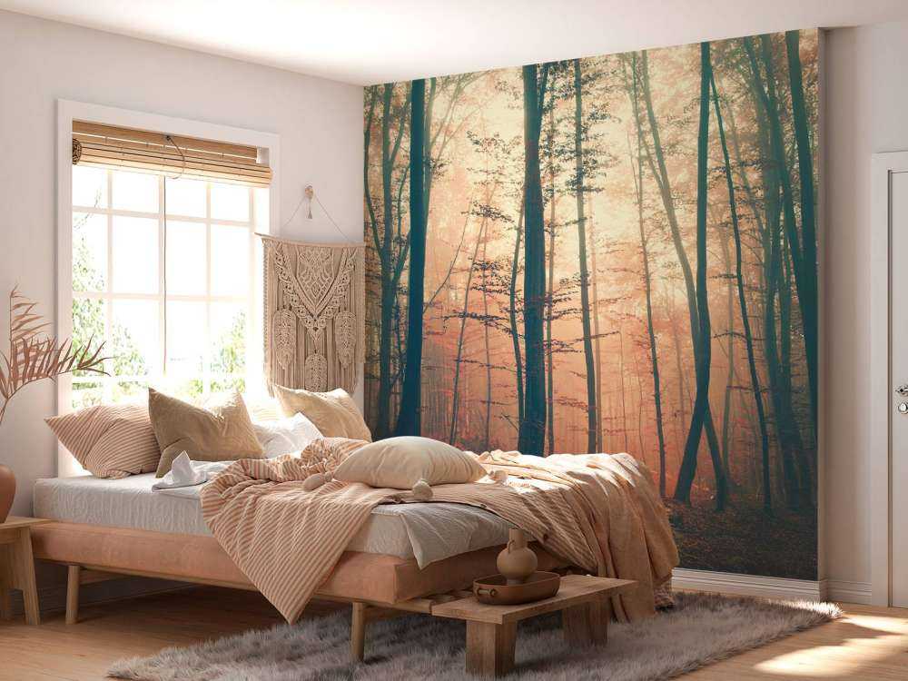 Bosque de colores vintage