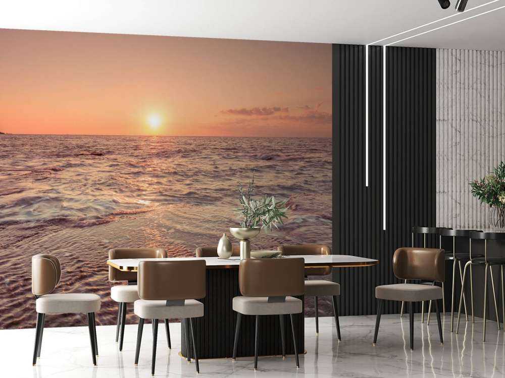 Puesta de sol en la playa