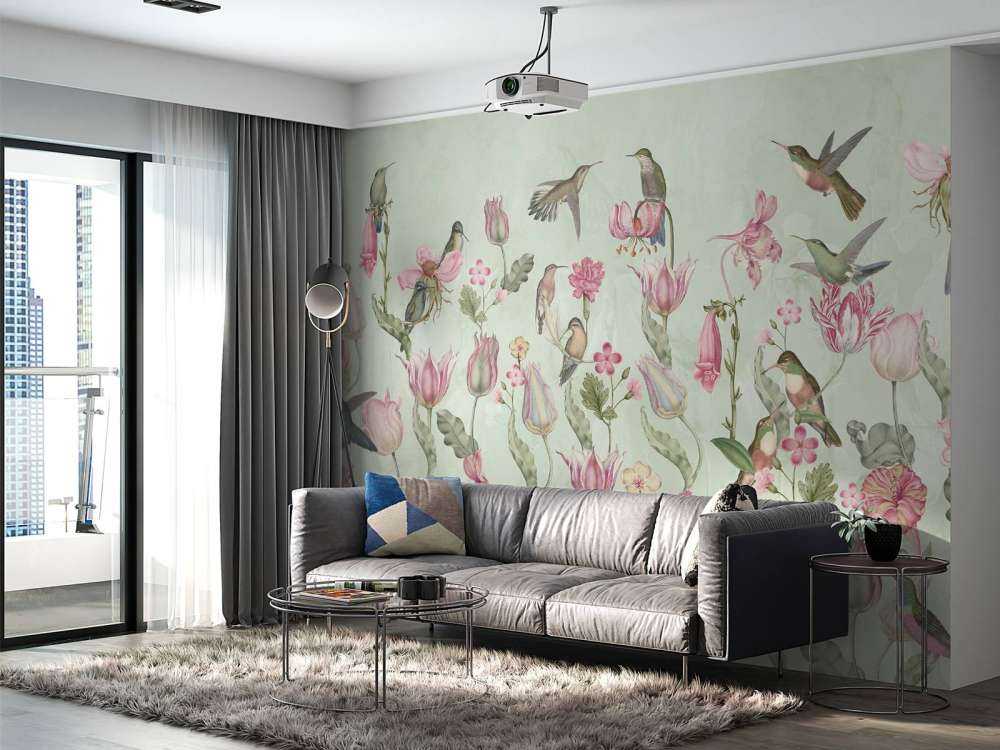 Sinfonía de Colibríes de Primavera - Armonía Verde Menta
