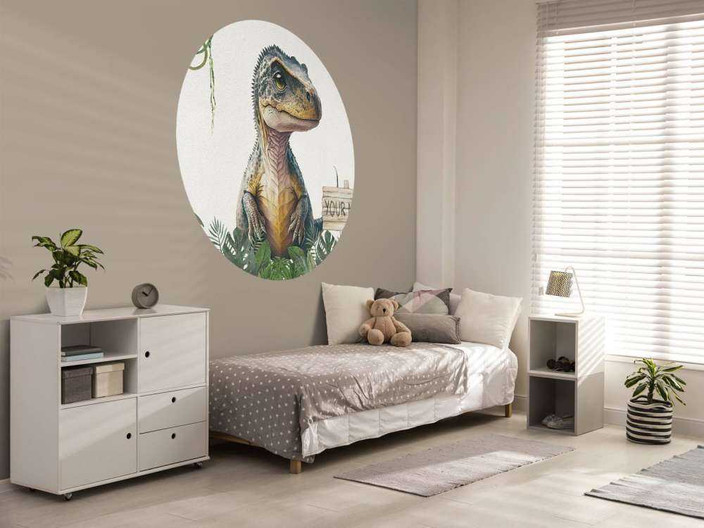 Bebé t-rex en la jungla