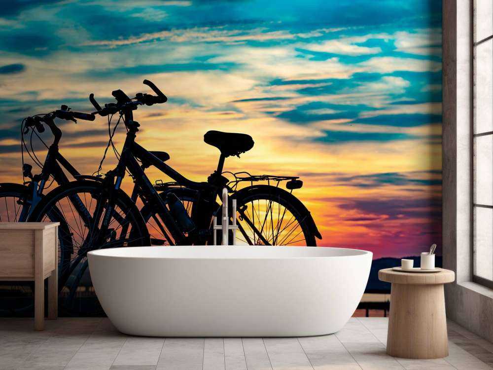 Ciclismo al atardecer