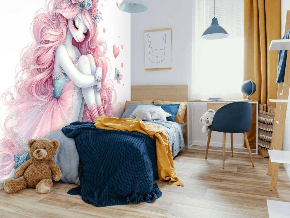 Unicornio soñador bailarina