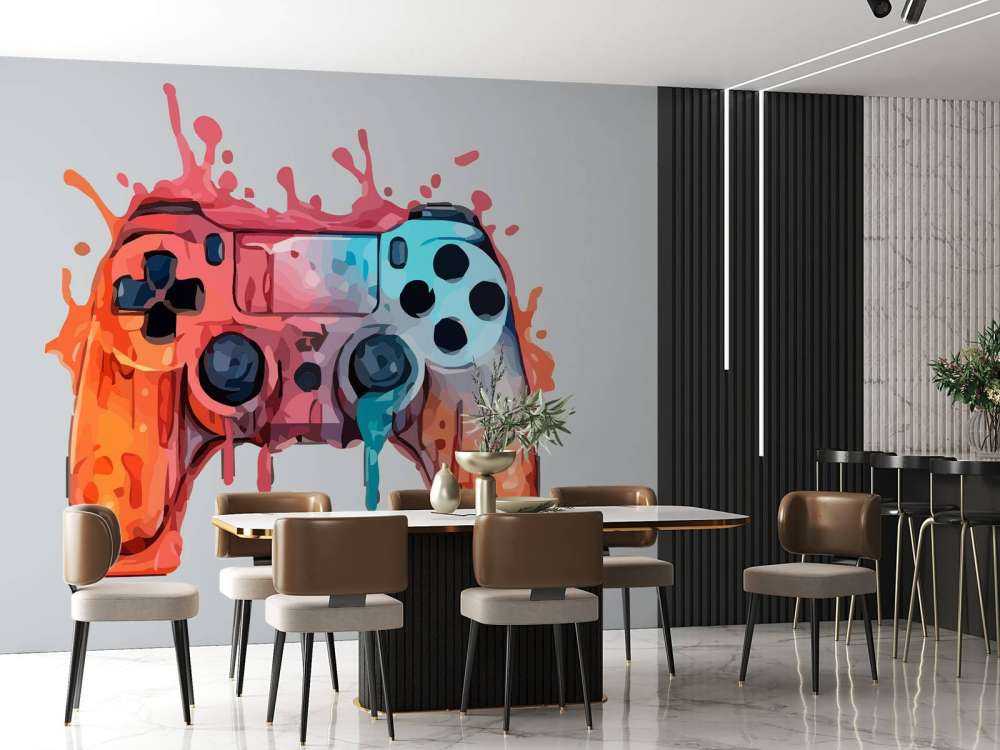 Salpicadura de Gamer en Acuarela