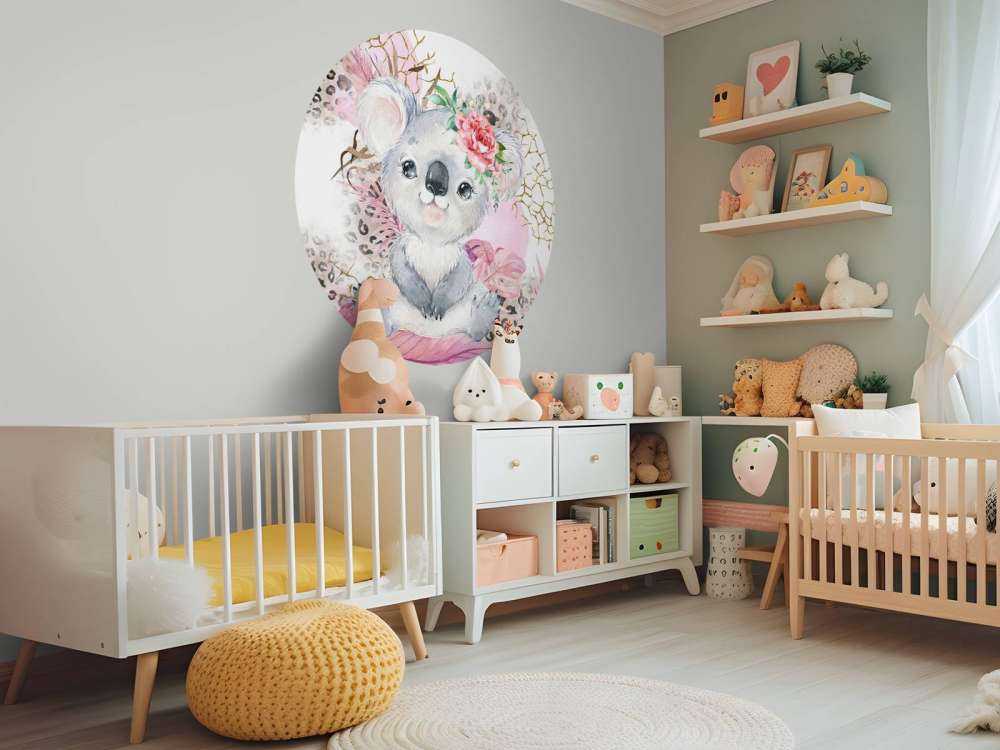 Bebé koala savana