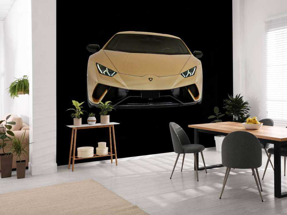 Lamborghini Huracán - frontal, negro
