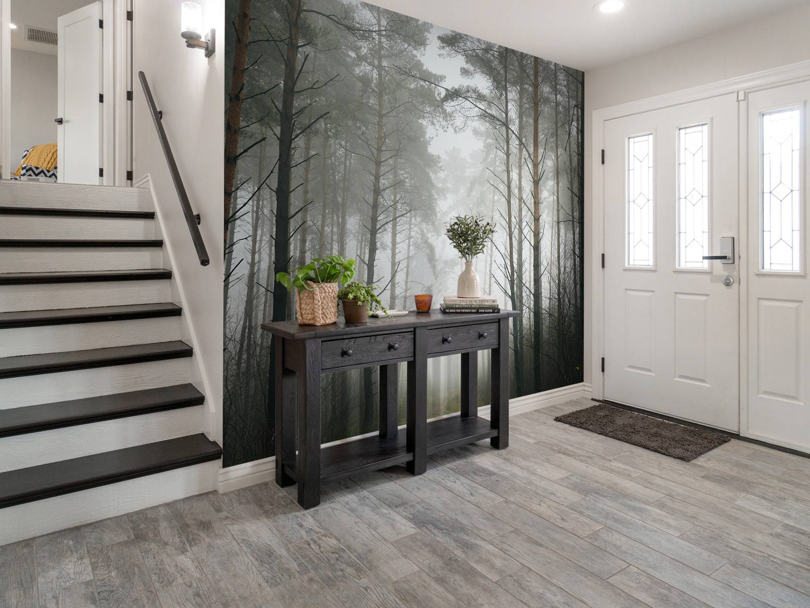 Papel Pintado Con Bosque - Ecológicos Y Durables