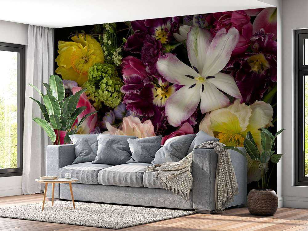 Flores de colores