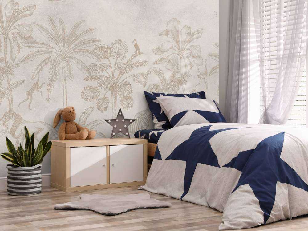 Animal jungle taupe