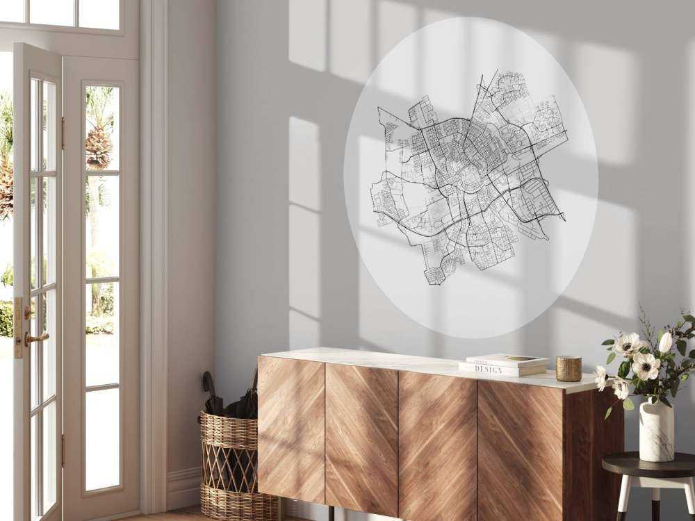 Mapa de Groningen, blanco